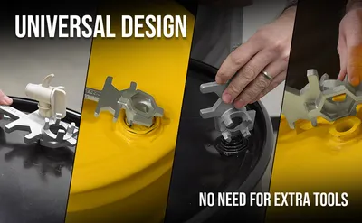 Vestil BNW-BX-W drum bung nut wrenche feature highlights