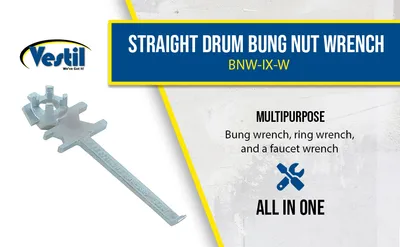 Vestil BNW-BX-W drum bung nut wrenche feature highlights