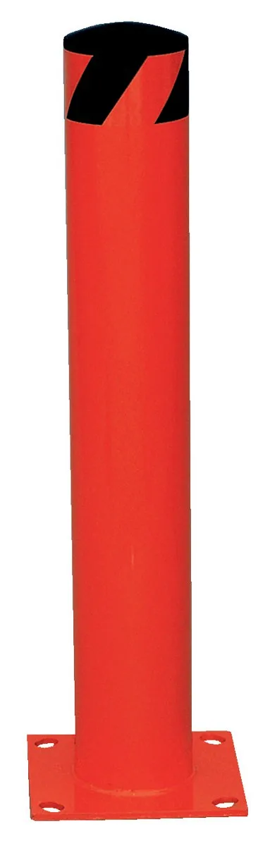Vestil BOL-24-5.5-RED steel pipe safety bollard