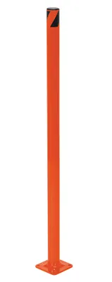 Vestil Steel Pipe Safety Bollard 36 In. x 1-3/4 In. Orange