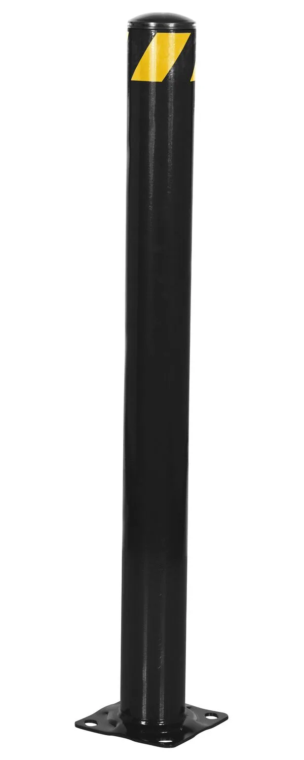 Vestil BOL-42-4.5-BK steel pipe safety bollard