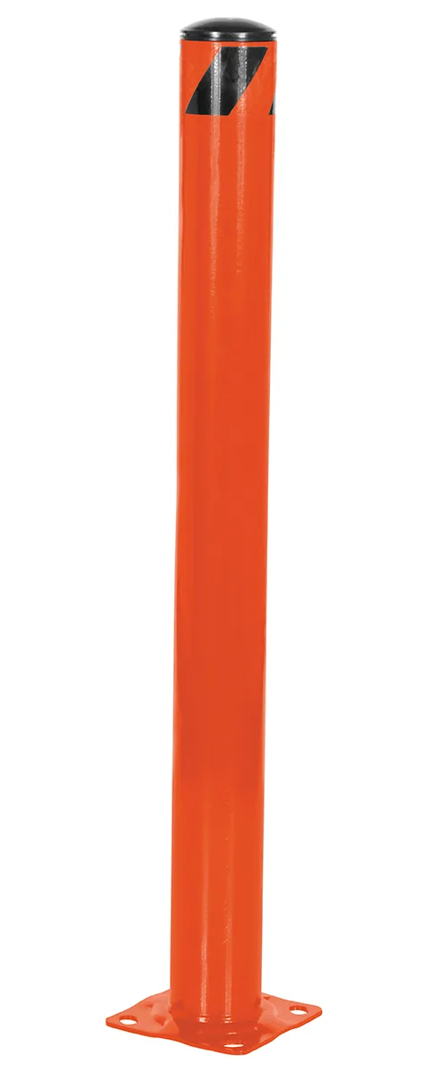 Vestil BOL-42-4.5-OR steel pipe safety bollard