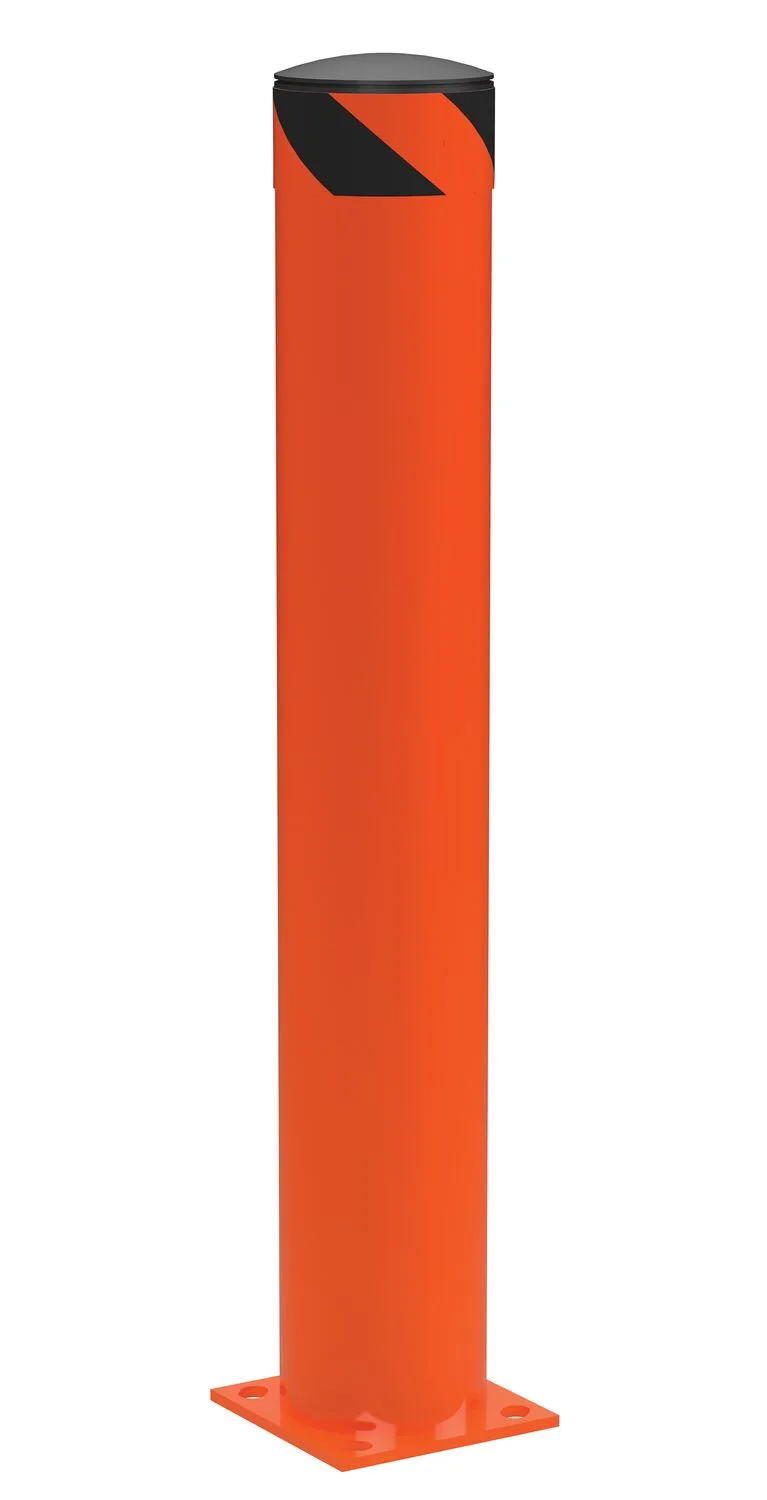 Vestil BOL-42-6.5-OR steel pipe safety bollard
