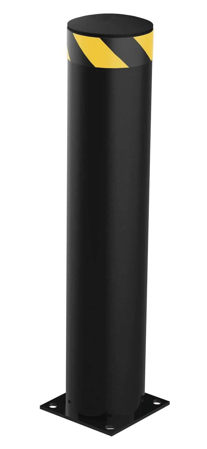 Vestil BOL-42-8.5-BK steel pipe safety bollard