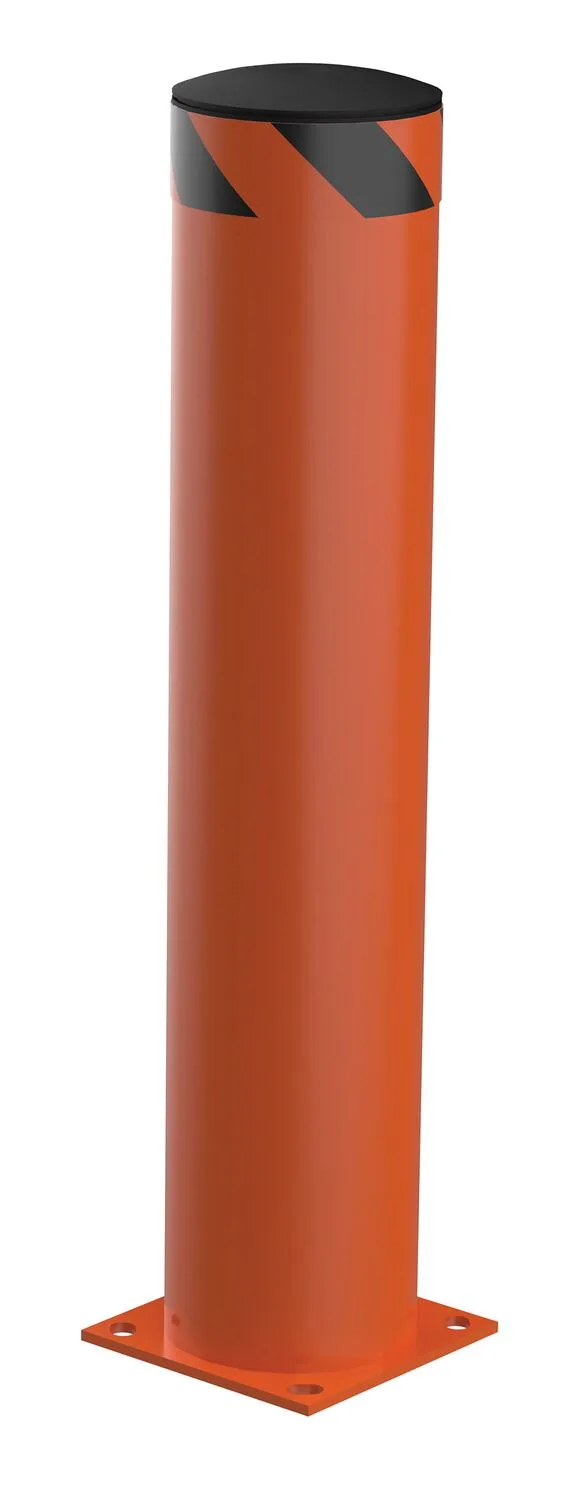 Vestil BOL-42-8.5-OR steel pipe safety bollard