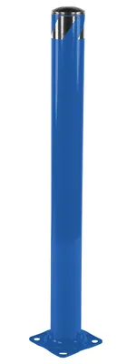 Vestil Steel Pipe Safety Bollard 48 In. x 4-1/2 In. Blue