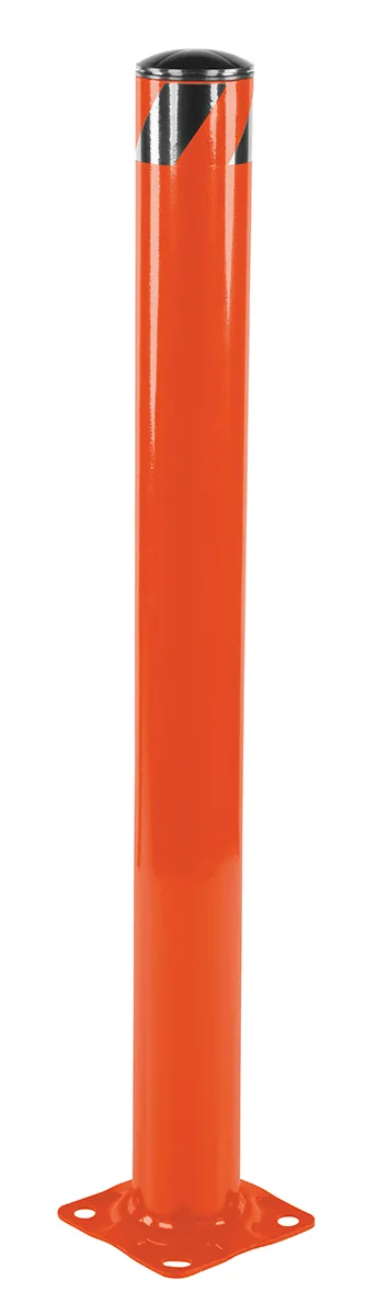 Vestil BOL-48-4.5-OR steel pipe safety bollard
