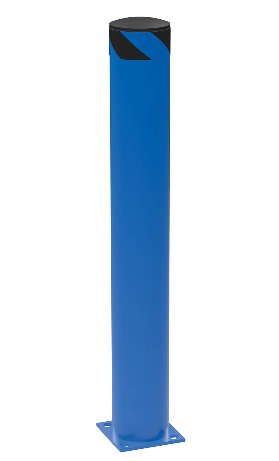 Vestil BOL-48-6.5-BU steel pipe safety bollard