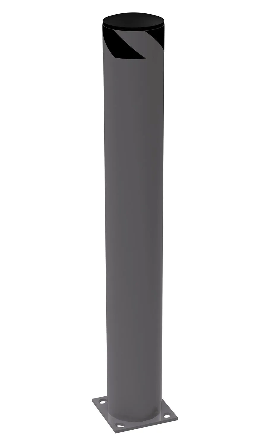 Vestil BOL-48-6.5-GYSG steel pipe safety bollard