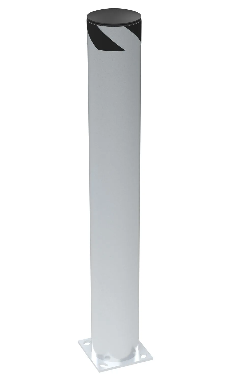 Vestil BOL-48-6.5-SL steel pipe safety bollard