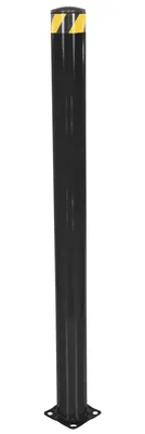 Vestil Steel Pipe Safety Bollard 62 In. x 4-1/2 In. Black