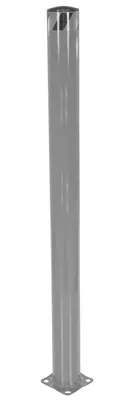 Vestil Steel Pipe Safety Bollard 62 In. x 4-1/2 In. Gray Semi Gloss
