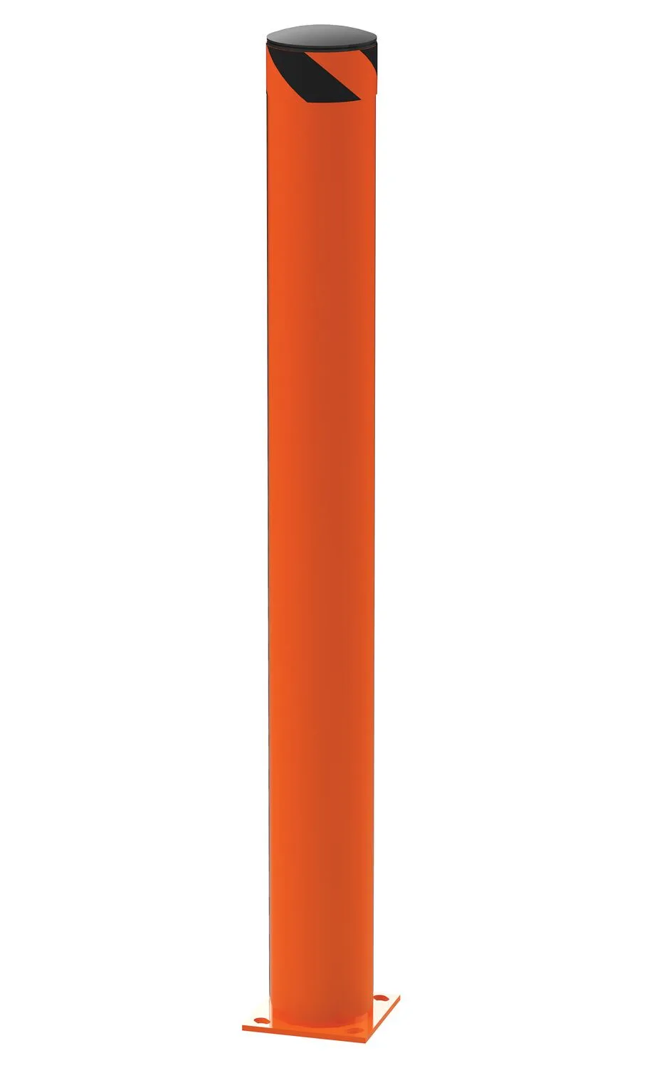 Vestil BOL-62-6.5-OR steel pipe safety bollard