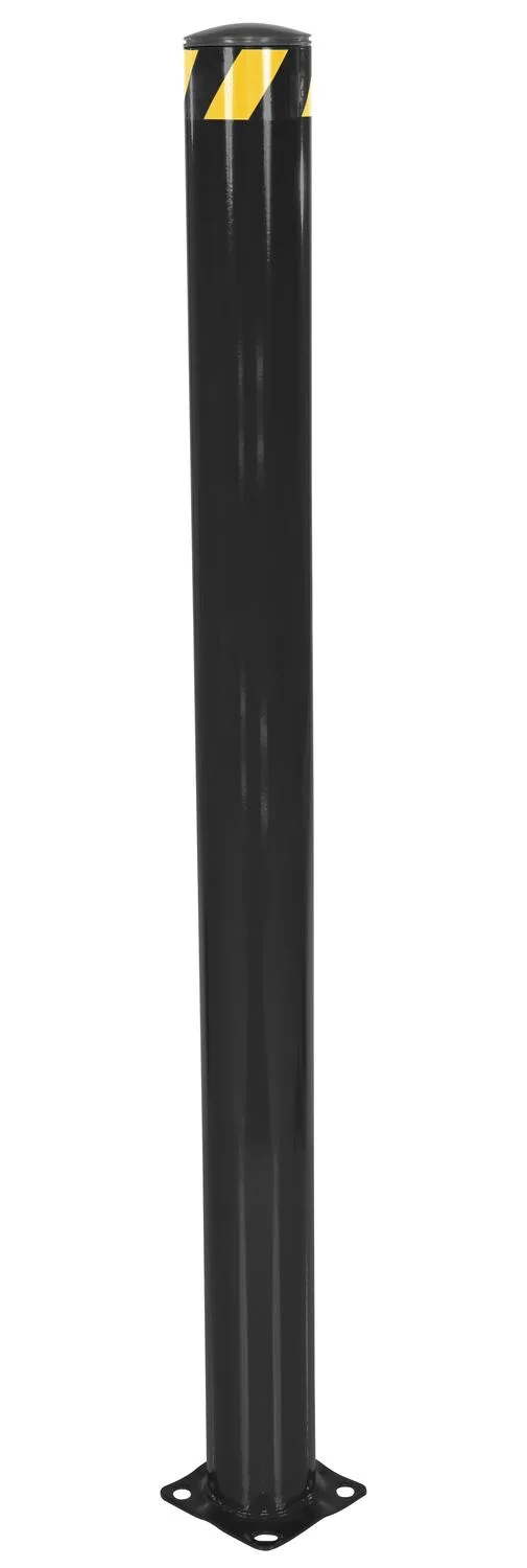 Vestil BOL-72-4.5-BK steel pipe safety bollard