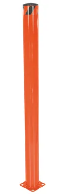 Vestil Steel Pipe Safety Bollard 72 In. x 4-1/2 In. Orange