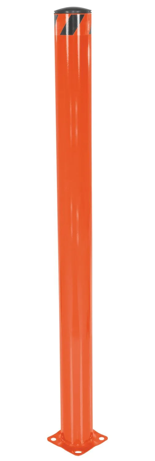 Vestil BOL-72-5.5-OR steel pipe safety bollard