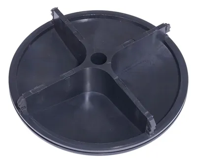Vestil BOL-CAP-8.5-P replaceable bollard cap shown from an alternate angle