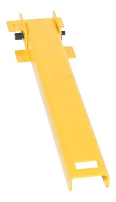 Vestil BOL-FD-2W-36-YL 2 way fold down steel bollard shown from an alternate angle