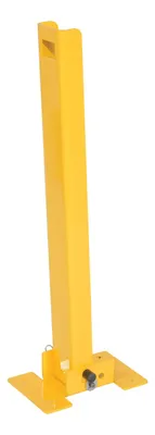 Vestil BOL-FD-2W-36-YL 2 way fold down steel bollard