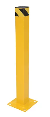 Vestil BOL-SQ-42-4 square steel bollard shown from an alternate angle