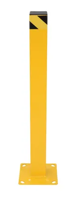 Vestil BOL-SQ-42-4 square steel bollard shown from an alternate angle