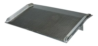 Vestil Aluminum Truck Dock Board 72 In. x 30 In. 7000 Lb. Capacity Silver