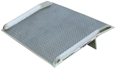 Vestil Aluminum Truck Dock Board 78 In. x 48 In. 7000 Lb. Capacity Silver