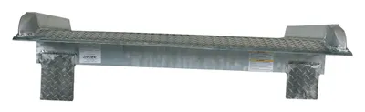 Vestil BTA-15006048 aluminum truck dockboards (welded aluminum curbs) shown from an alternate angle