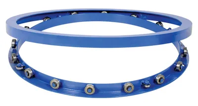 Vestil CA-30-2 steel manual carousel shown from an alternate angle