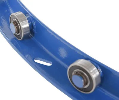 Vestil CA-40-4 steel manual carousel shown from an alternate angle