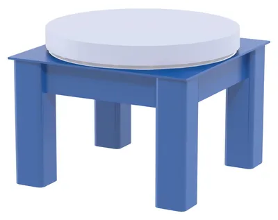 Vestil CA-BASE-18-12 steel manual carousel shown from an alternate angle