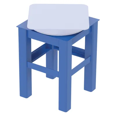 Vestil CA-BASE-18-24 steel manual carousel shown from an alternate angle