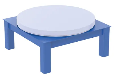 Vestil CA-BASE-30-12 steel manual carousel shown from an alternate angle
