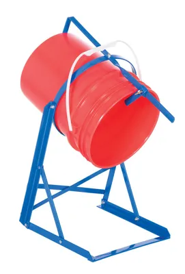 Vestil CAN-A manual pail tipper shown from an alternate angle
