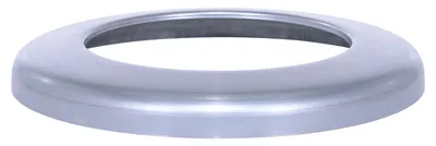 Vestil CAN-BH-5516-GALV galvanized steel drum cover shown from an alternate angle
