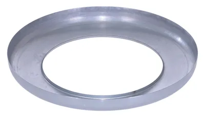 Vestil CAN-BH-5516-GALV galvanized steel drum cover shown from an alternate angle