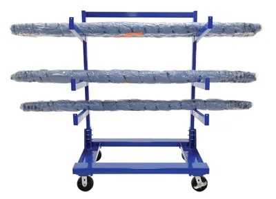 Vestil CANT-3648 cantilever cart shown from an alternate angle