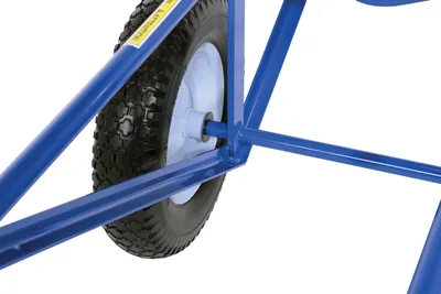 Vestil CARPET-45-FF portable carpet dollies &amp; dispenser shown from an alternate angle