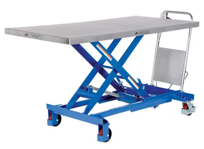 Vestil CART-1000-LD hydraulic elevating cart shown from an alternate angle