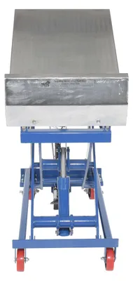 Vestil CART-1000-LT lift & tilt carts with sequence select shown from an alternate angle