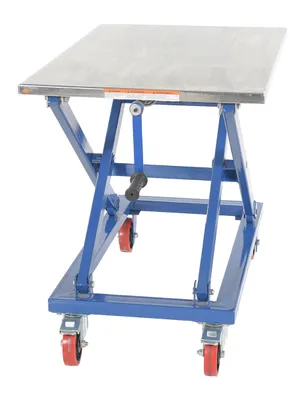 Vestil CART-1000-M mechanical scissor cart shown from an alternate angle