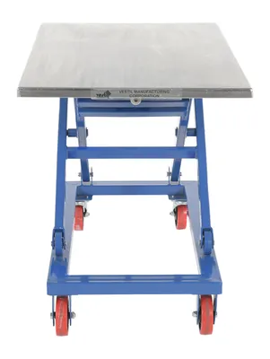 Vestil CART-1000-M mechanical scissor cart shown from an alternate angle