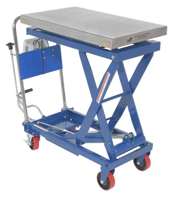 Vestil CART-1000-SCL scissor carts with built-in scale