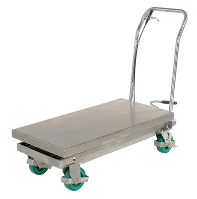 Vestil CART-1000-SS2 stainless steel scissor cart