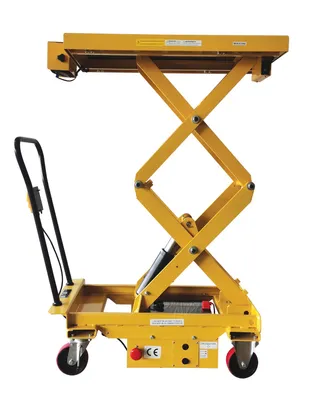 Vestil CART-1000D-DC-SC scissor carts with built-in scale