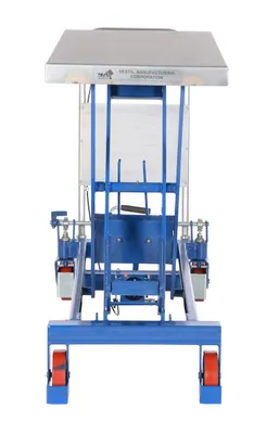 Vestil CART-1750 hydraulic elevating cart shown from an alternate angle