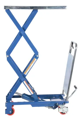 Vestil CART-200-D hydraulic elevating cart shown from an alternate angle