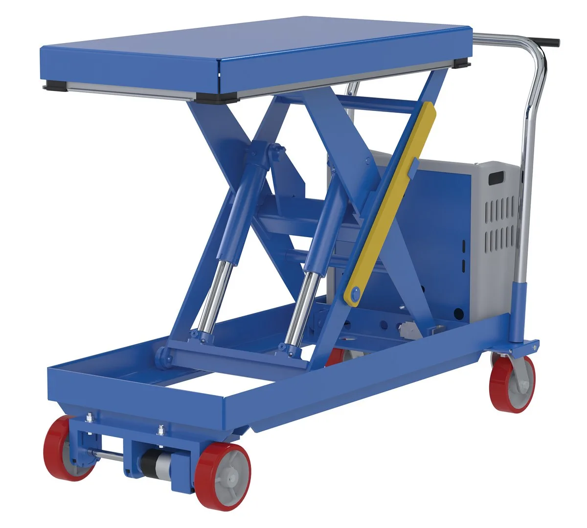 Vestil CART-2000-2040-CTD traction drive electric hydraulic elevating cart