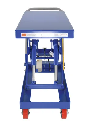 Vestil CART-2000-2040-FP hydraulic elevating cart shown from an alternate angle