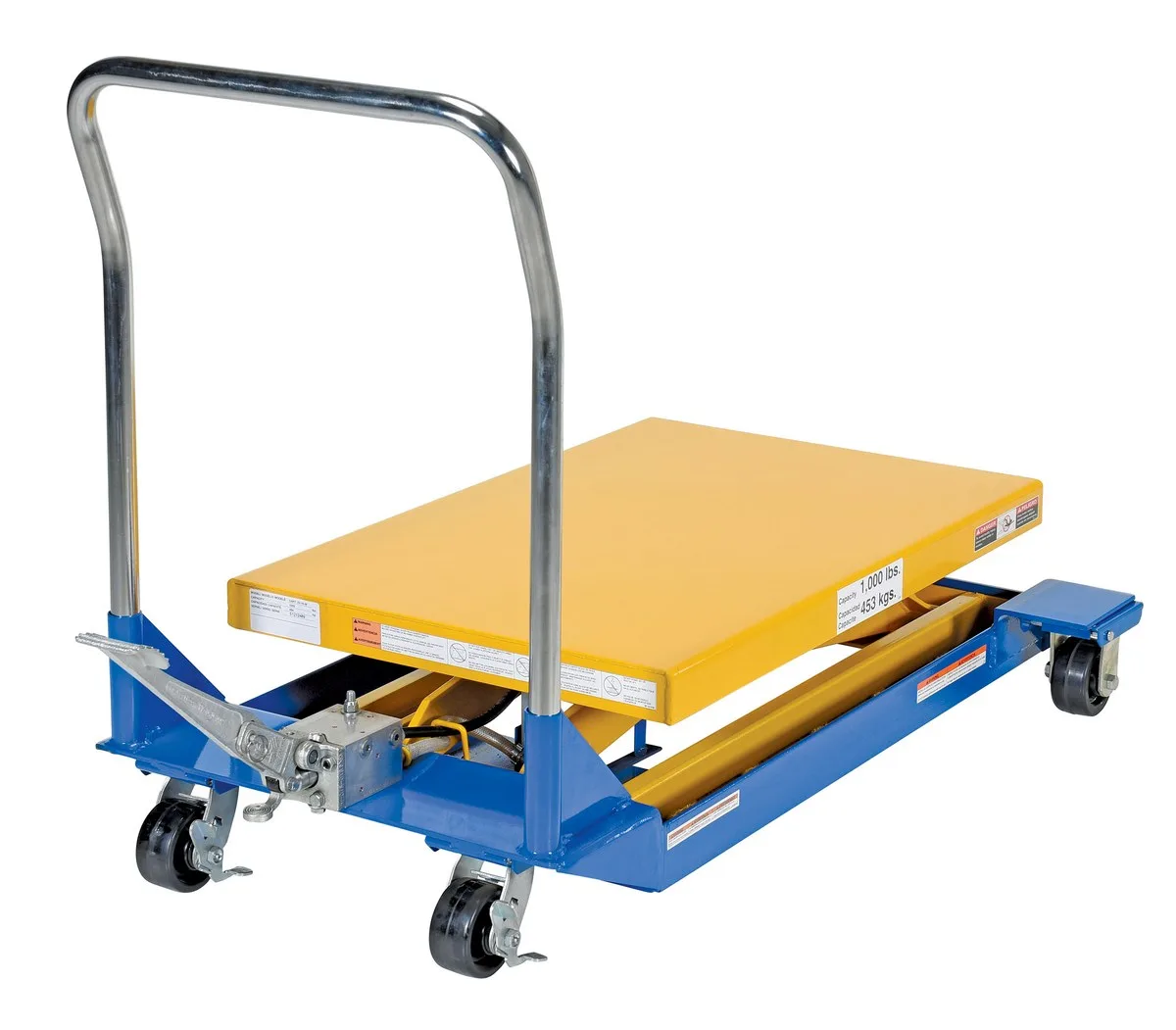 Vestil CART-23-10-M dc powered and manual scissor cart